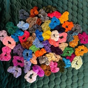 57 velvet scrunches